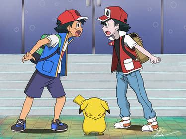 ash ketchum meets red